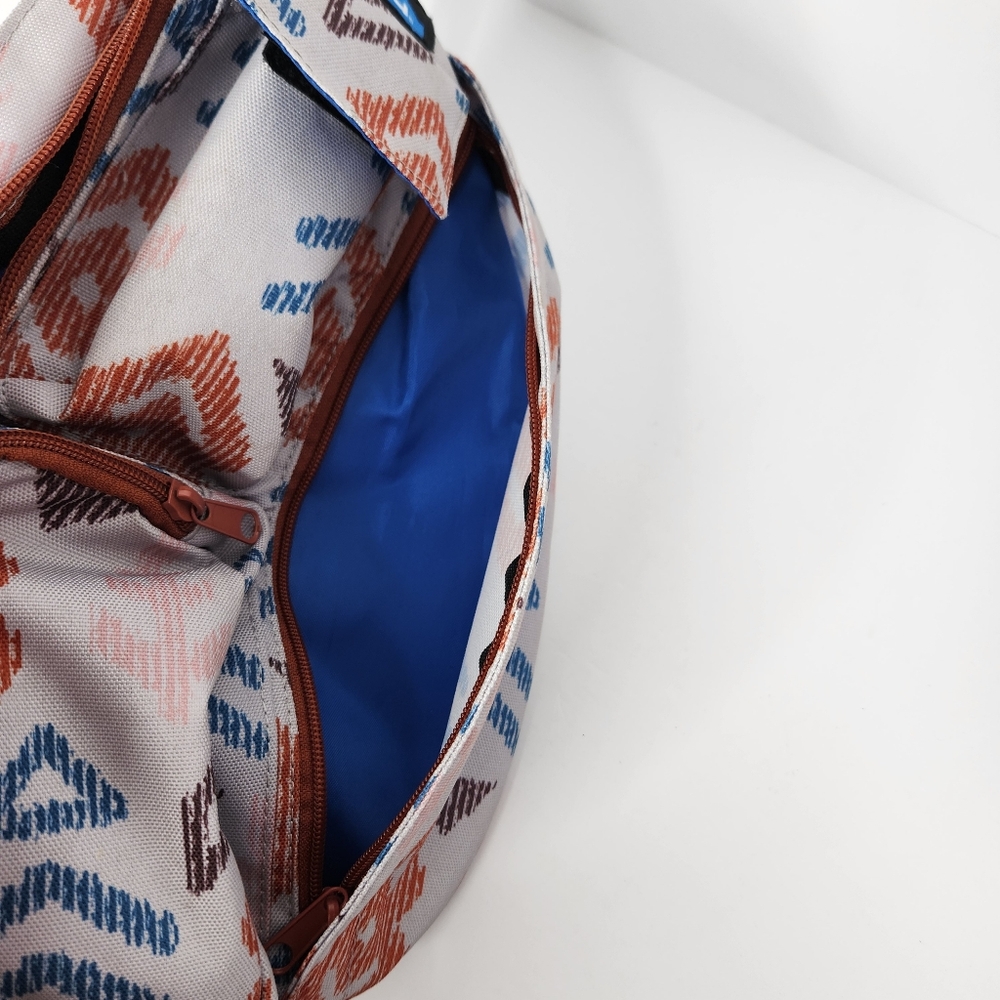 KAVU Mini Patterned Slingback Bag Backpack Multicolor Geometric Print - Picture 6 of 10